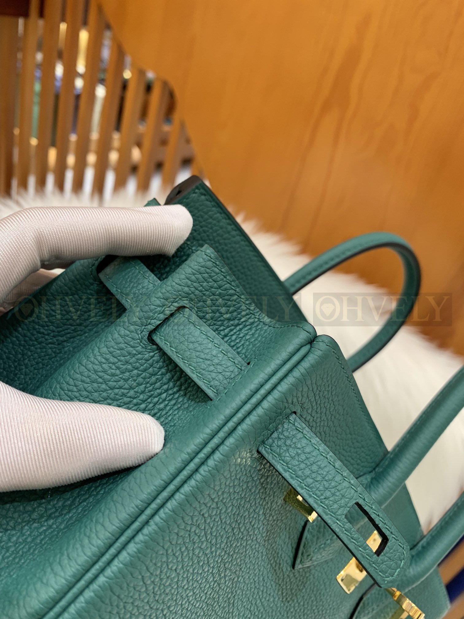 【 ZP버전 】HM Birkin 버킨백 토고 피콕 그린 골드버클 25 상품 썸네일