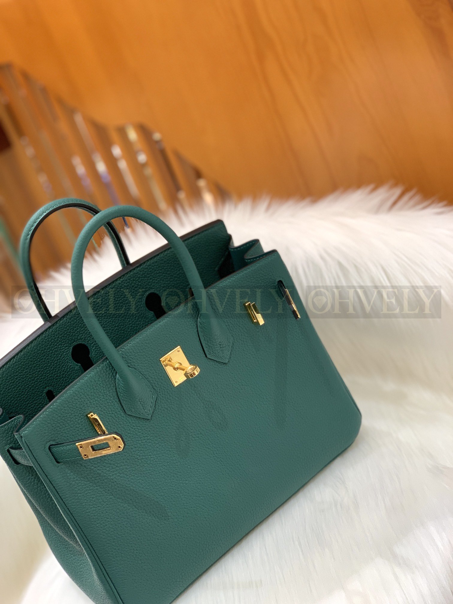 【 ZP버전 】HM Birkin 버킨백 토고 피콕 그린 골드버클 25 상품 썸네일