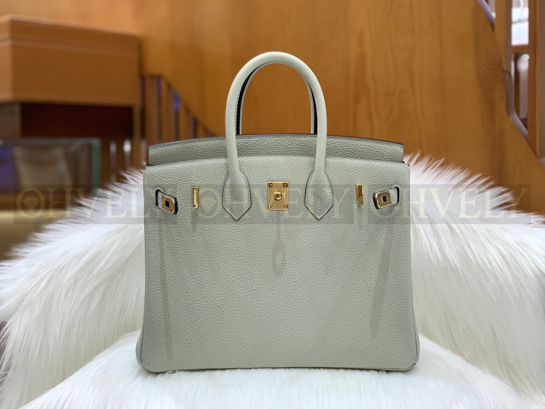 【 ZP버전 】HM Birkin 버킨백 토고 크리스탈 그레이 골드버클 25