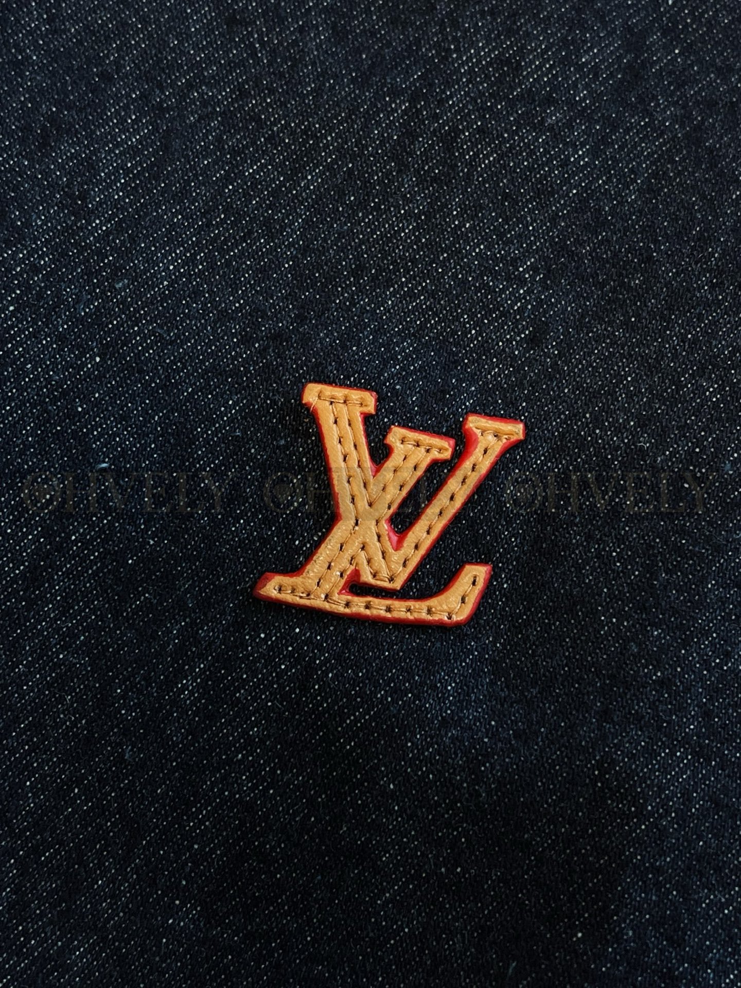 【 ZP버전 】LV 카라 긴팔 데님 셔츠 상품 썸네일