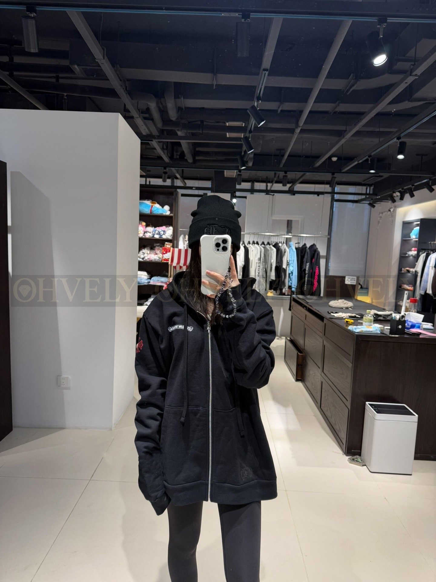 [ZP버전] 크롬하츠 후드집업 블랙