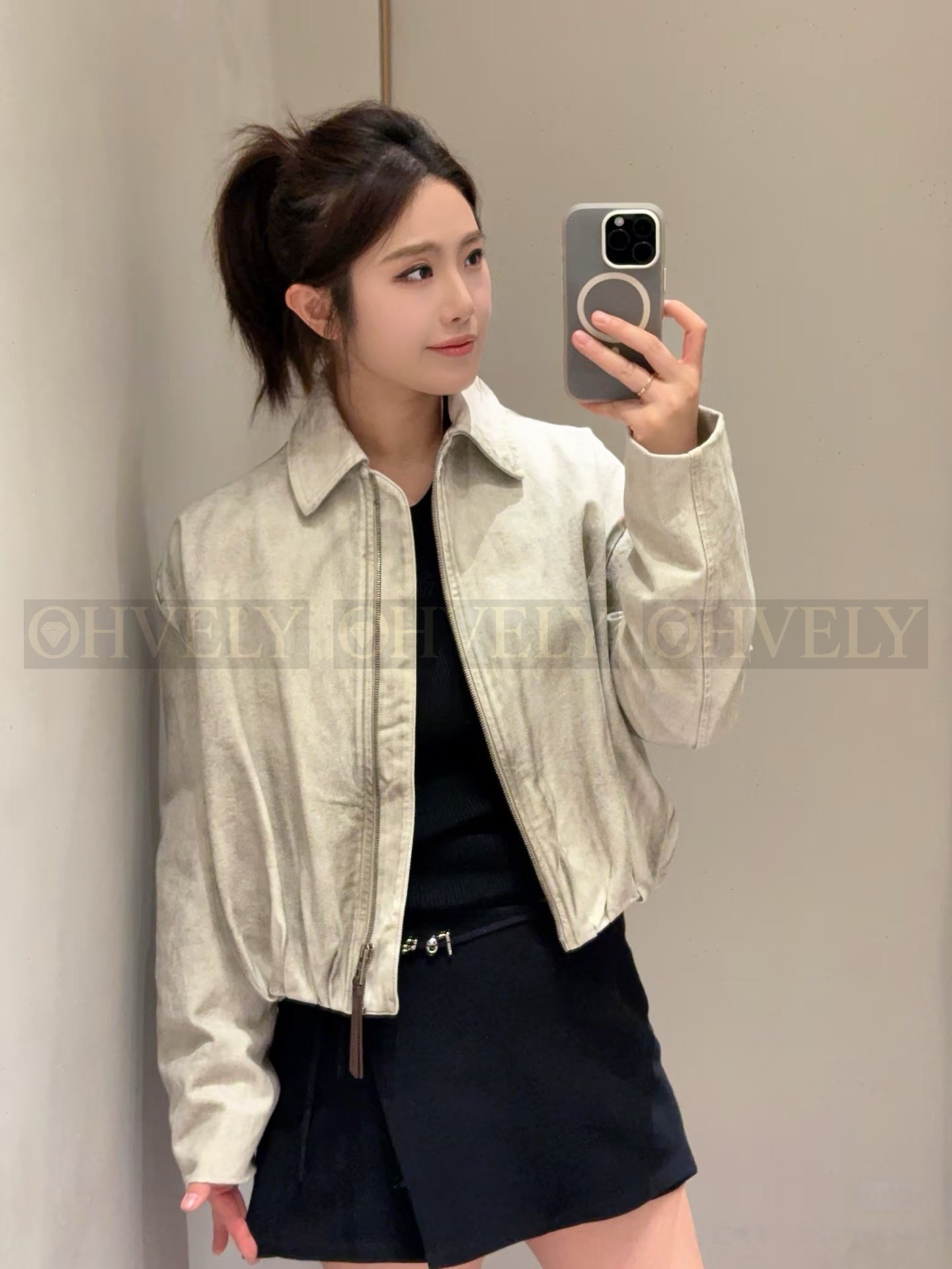 【 ZP버전 】 LOW 홀다이 타이다이 데님 자켓 상품 썸네일