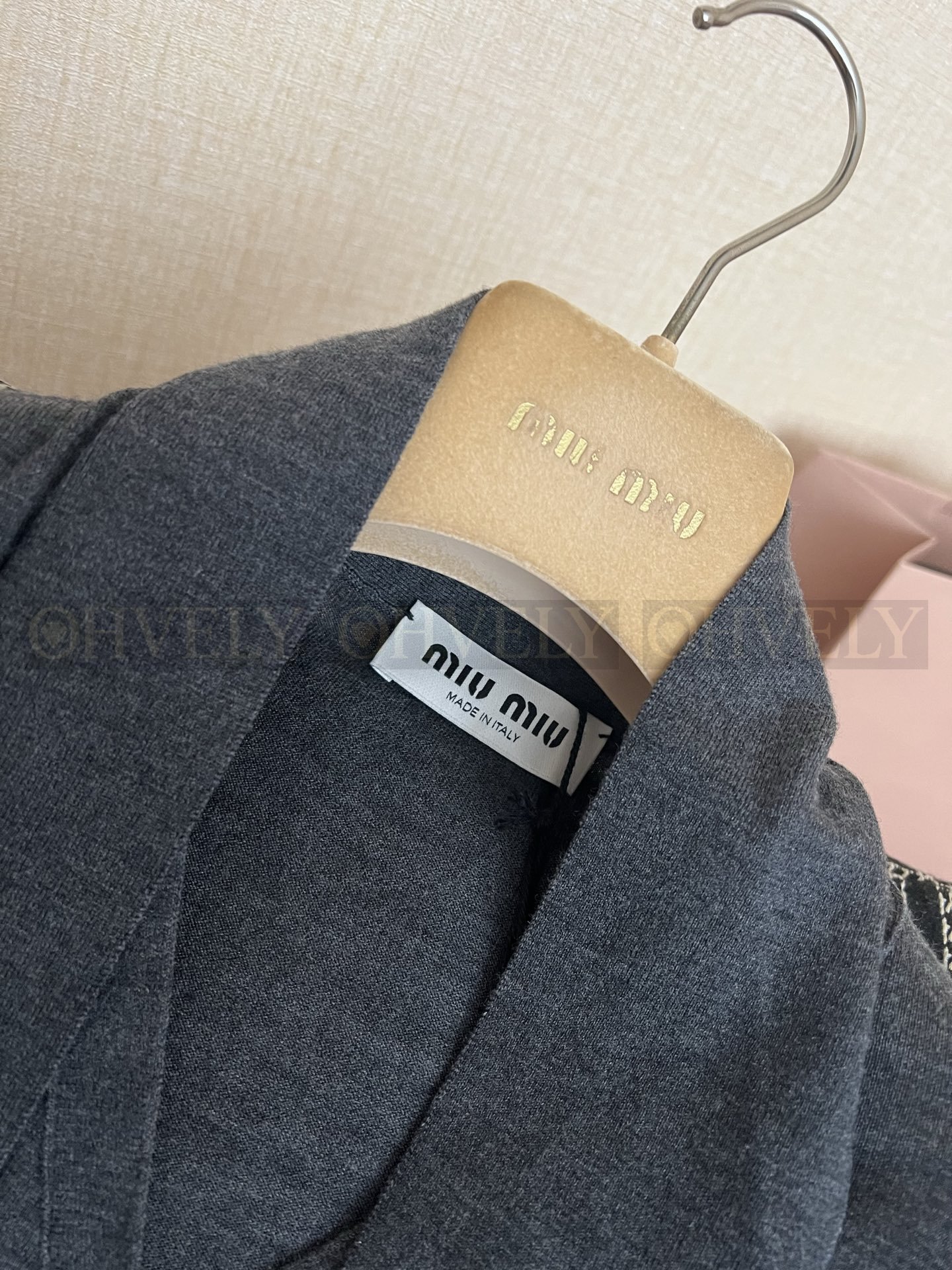 【 ZP버전 】 MIU 리본 타이 니트 가디건 상품 썸네일