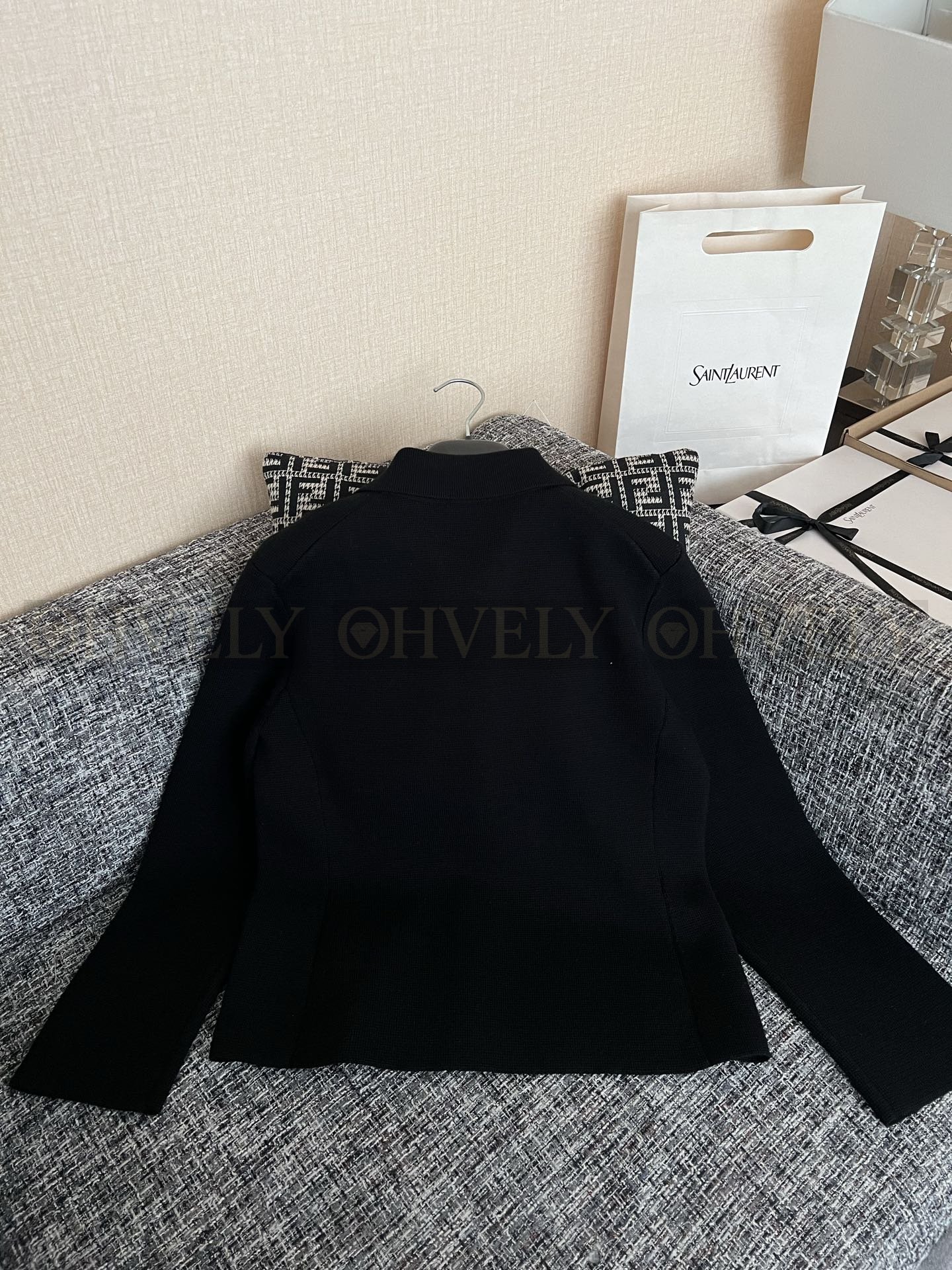 【 ZP버전 】 YSL 빈티지 싱글 버튼 니트 가디건 상품 썸네일