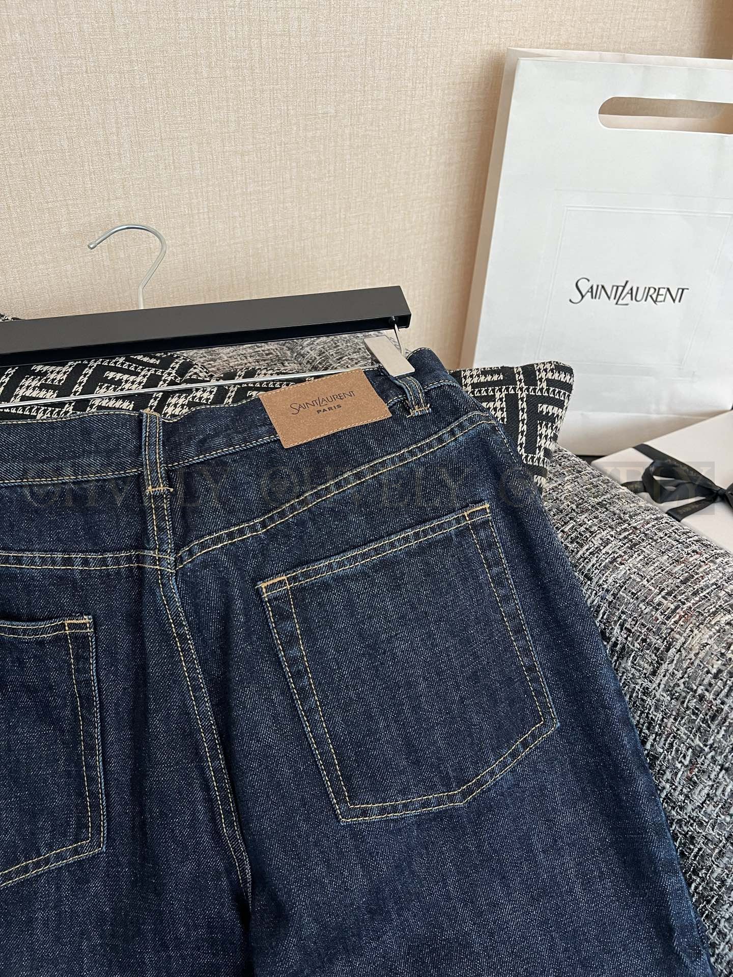 【 ZP버전 】 YSL 클래식 스트레이트 데님 팬츠 상품 썸네일