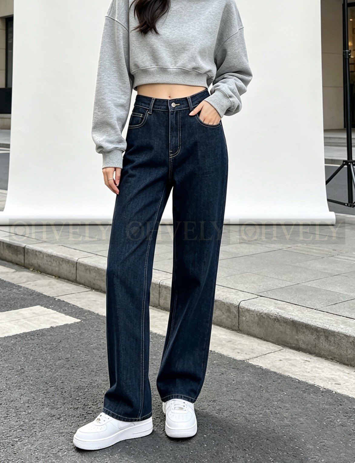 【 ZP버전 】 YSL 클래식 스트레이트 데님 팬츠