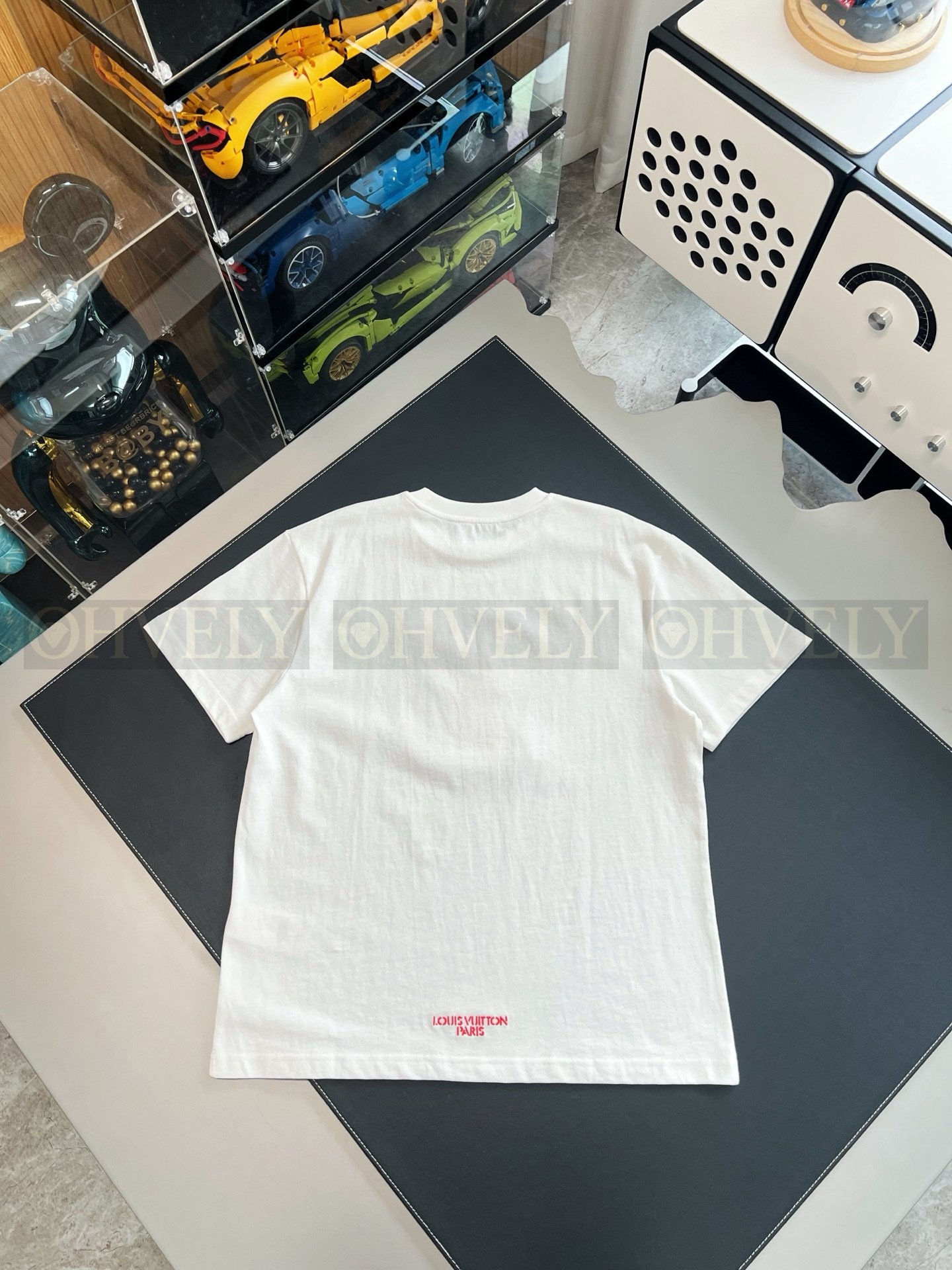 【 ZP버전 】LV 핑크 빅로고 반팔 티셔츠 상품 썸네일