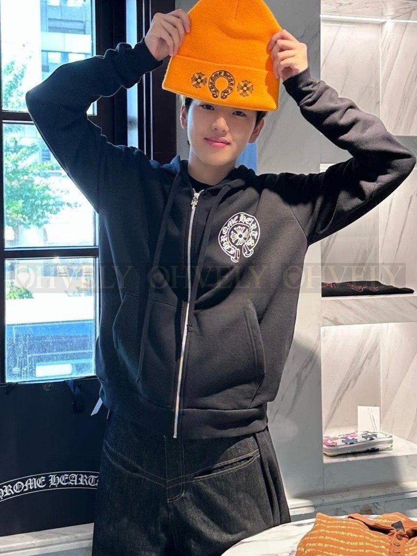 【 ZP버전 】크롬하츠 말발굽 시티 한정 후드 집업 자켓