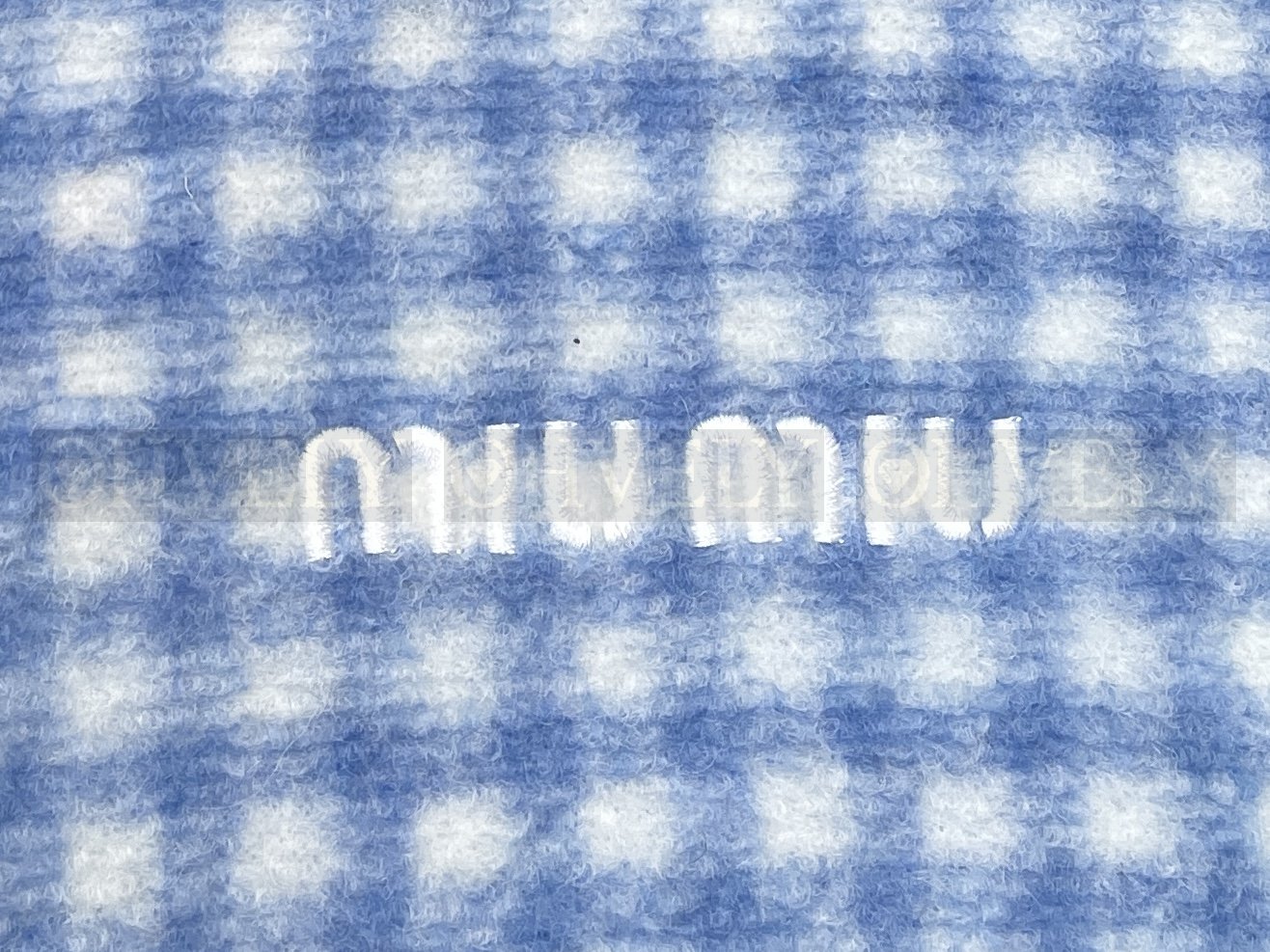 【 ZP버전 】MIU 체크 플리스 재킷 상품 썸네일