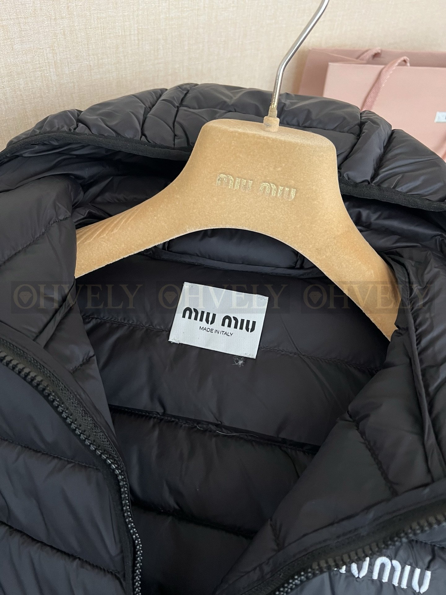 【 ZP버전 】MIU 경량 후드 패딩 점퍼 상품 썸네일
