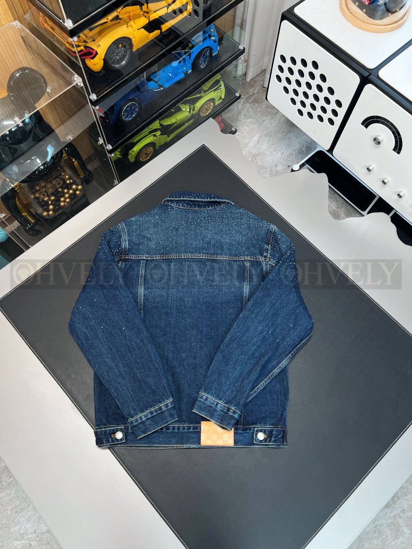 【 ZP버전 】LV 알파벳 핫스톤 데님 자켓 상품 썸네일