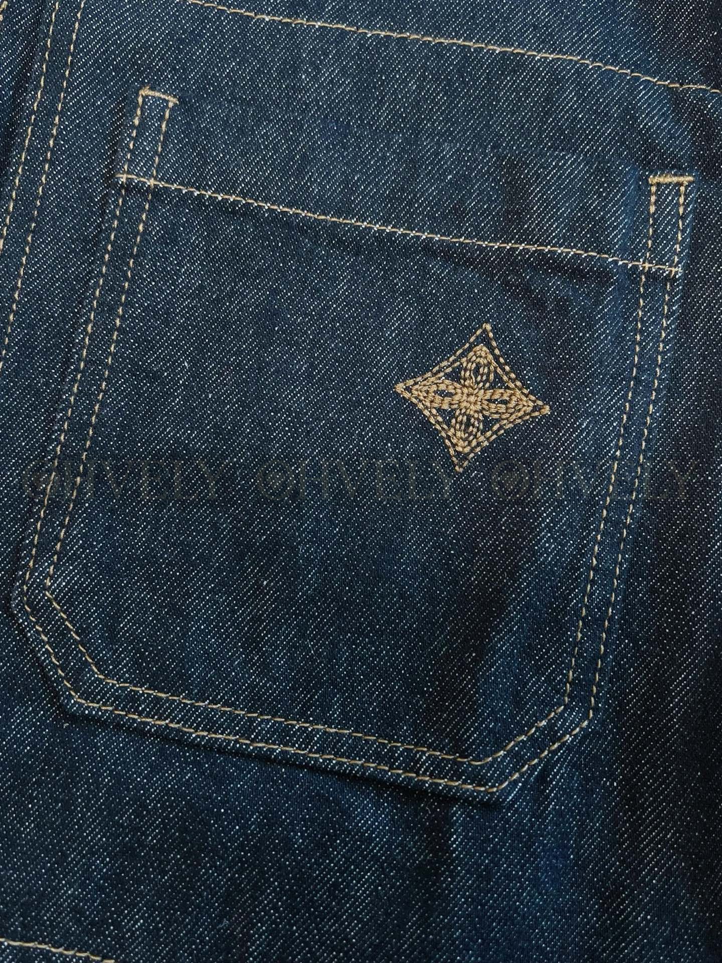 【 ZP버전 】LV 야른 로고 데님 자 상품 썸네일