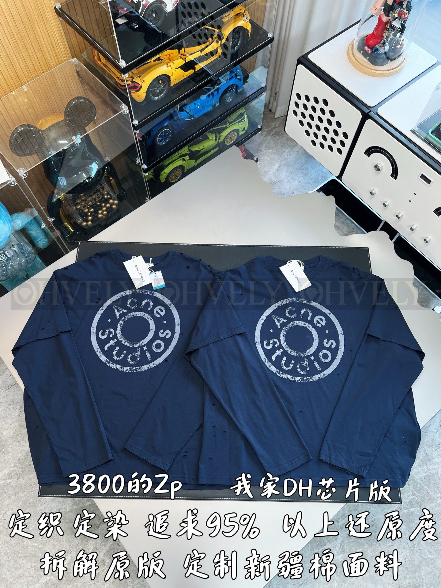 【 ZP버전 】AC 빈티지 워싱 레이어드 긴팔 티셔츠 상품 썸네일