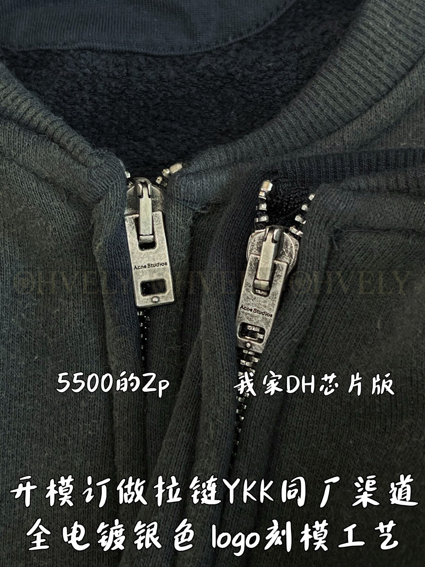 【 ZP버전 】AC 빈티지 집업 재킷 블랙 상품 썸네일